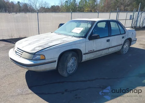 1991 Chevrolet Lumina Euro из США, поврежденный, VIN 2G1WN54T8M1150826